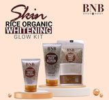 Bnb-rice Extract Brightening Skincare Kit | Face Wash, Scrub & Mask